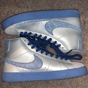 Blue Icy Nike Blazers